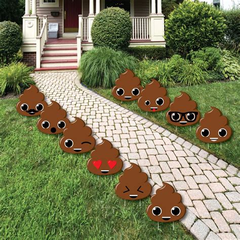 Big Dot Of Happiness Party Til Youre Pooped Poop Lawn Decorations