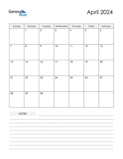 April 2024 Calendar Pdf Word Excel