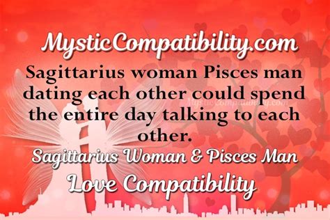 Sagittarius Woman Pisces Man Compatibility Mystic Compatibility