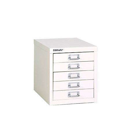Bisley desktop cabinet 5 drawer h325xw279xd380mm steel. Bisley Steel Desktop Storage Cabinet, 5 Drawers, 13"H x 11 ...