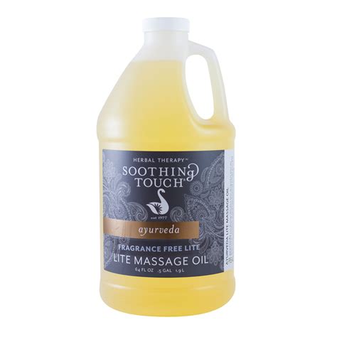 Soothing Touch Fragrance Free Lite Oil Massage Lotions Oils And Creams