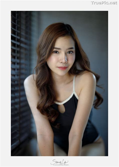 thailand model wisansaya pakasupakul white lingerie and black monokini