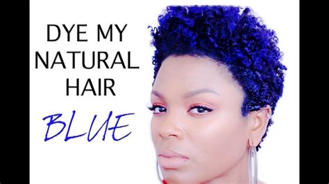 Beautiful black skin and blue. NATURAL HAIR: HOW I DYE + BLUE HAIR - YouTube