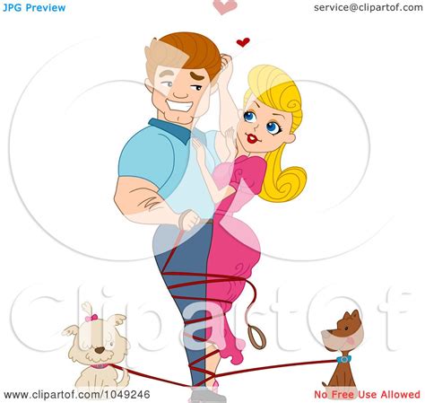 Royalty Free Rf Clip Art Illustration Of An Adult Valentine Couple