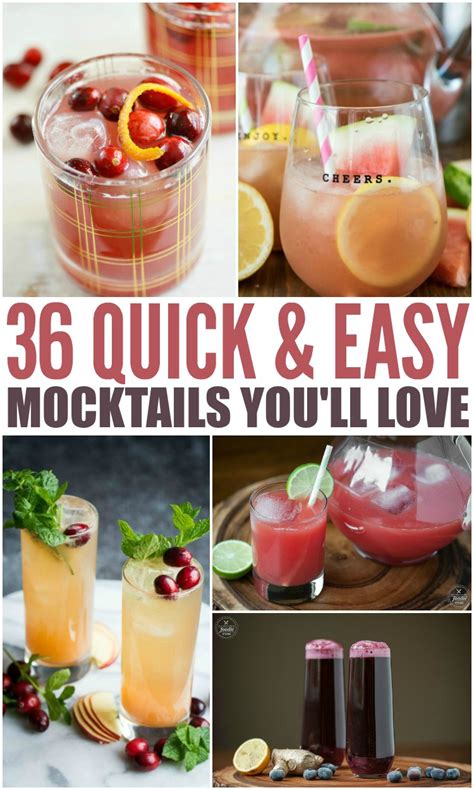 Non Alcoholic Cocktails And Mocktail Recipes Youll Love Easy Mocktails