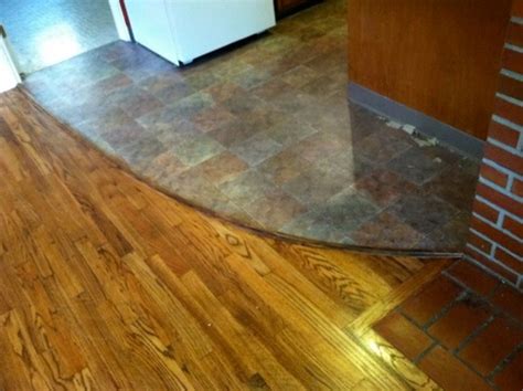 Vinyl flooring provides a slightly softer surface than options like tile or wood because the product is backed with a thin layer of either felt or foam. wood look vinyl flooring strips