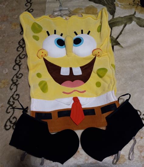 Spongebob Squarepants Costume 2002 Rubies Sewn Medium Gem