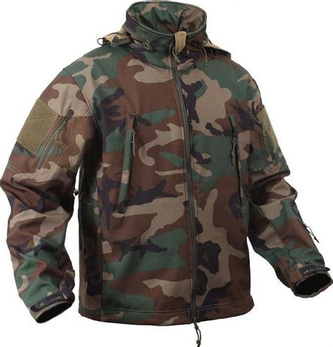 Woodland Camouflage Military Special Operations Tactical Soft Shell