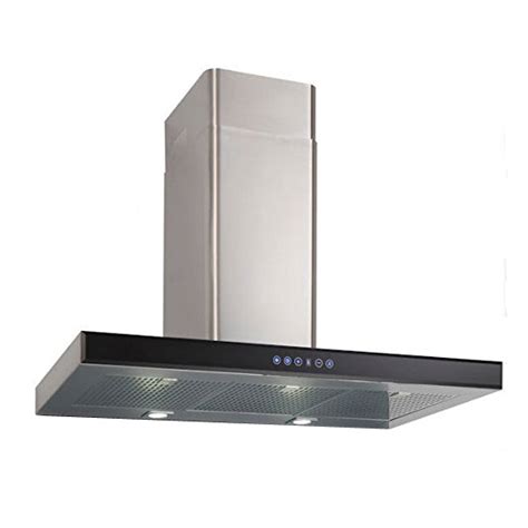Chimney dimensions 260 mm x 263 mm your cooker hood is fitted with: Luxair LA80-FSL-SS 80cm FSL Cooker Hood in Black Glass ...