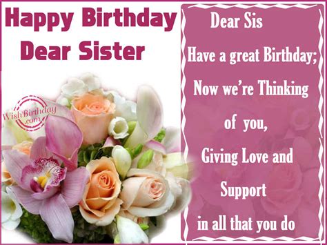 Happy Birthday Sister Birthday Wishes Happy Birthday Pictures