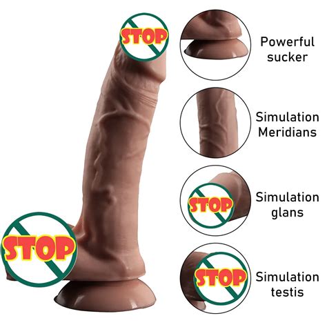 Realista consolador con succión taza de gelatina enorme Dildo sexo Anal juguetes para la mujer