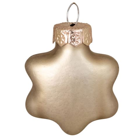 Whitehurst 56ct 2 Matte Gold Glass Star Ornaments Michaels