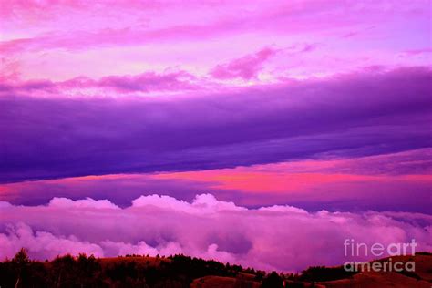 Purple Clouds Of The Sunset Photograph By Leonida Arte Pixels