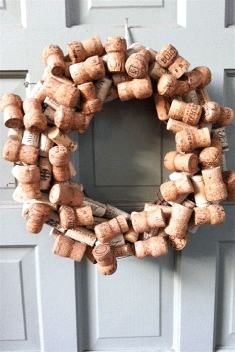 40 Things You Can Do With A Bottle Of Champagne Cork Wreath Wine