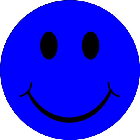 Blue Smiley Face Clip Art Vector Clip Art Online Royalty Free