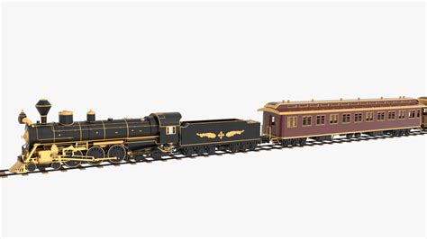 Steam Train 3d Model Turbosquid 1440503