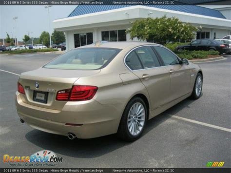 2011 Bmw 5 Series 535i Sedan Milano Beige Metallic Venetian Beige