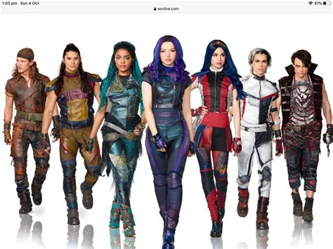 Main Characters Disney Descendants Movie Disney Channel Descendants