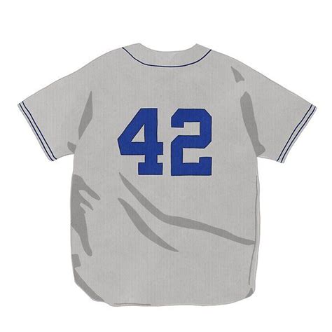 Jackie Robinson 42 Jersey By Bribiss22 Redbubble Jackie Robinson