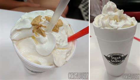 Review Steak N Shake Breakfast Cereal Milkshakes Cinnamon Crunch