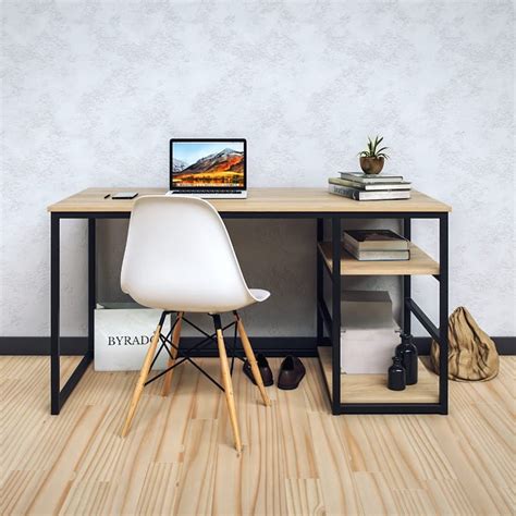 Pearl Study Desk With Integrated Shelves Office Group
