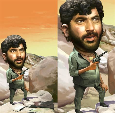 Vivek Shindes Art Gabbar Singh Illustration For Radio Mirchi