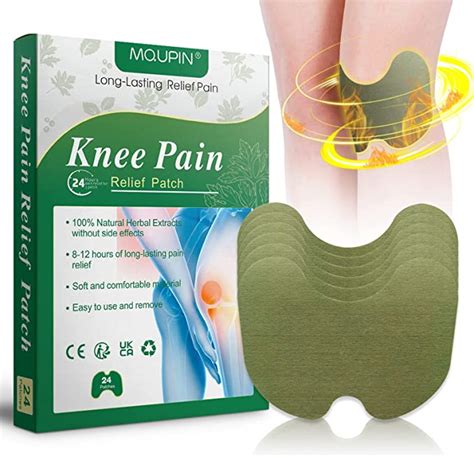 Knee Pain Relief Patchesmqupin 24pcs Pain Wormwood Relief Patch