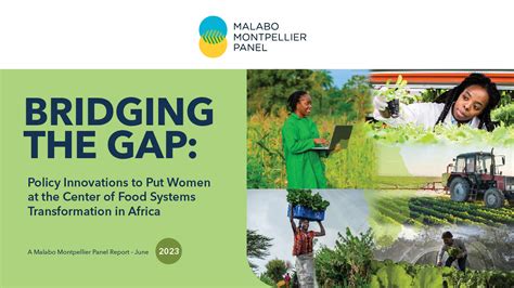 Bridging The Gap Policy Innovations To Put Women At The Center Of Food Systems Transformation