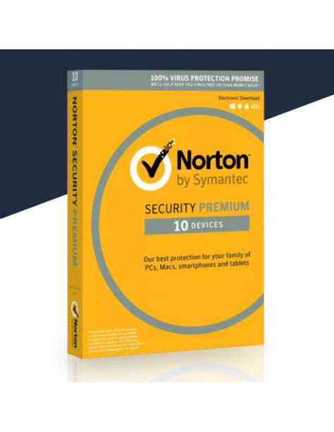 Norton Security Premium 10 Dispositivos 1 Ano