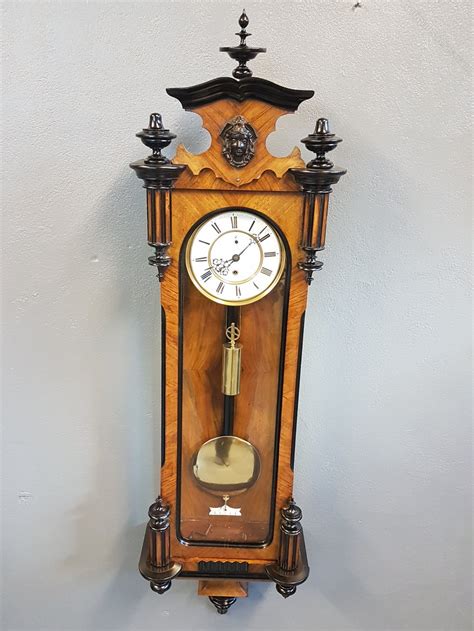 Antiques Atlas Victorian Walnut Case Vienna Wall Clock
