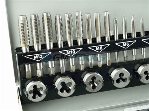 Metric Tap And Die Set M3 M4 M5 M6 M8 M10 M12 32 Pcs Gm Tools Tapping