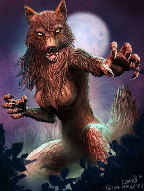 Werewolf Female Concept By Maugryph On Deviantart