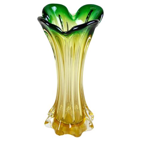 Vases Home And Living Home Décor Rich Murano Ovoid Vase Multiple Layers