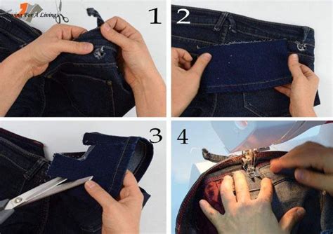 How To Fix Broken Belt Loop Sewing Hacks Sewing Tutorials Jean Belts