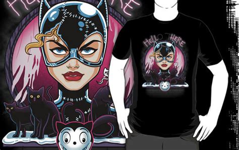 Catwoman Hello There T Shirt