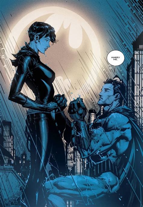 batcat bruce asking selina to marry him batman e mulher gato arte batman arte dc comics