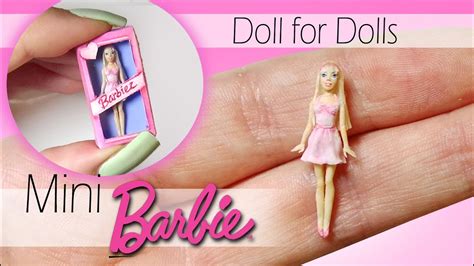 Miniature Barbie Tutorial Diy Dollsdollhouse Youtube