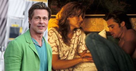 brad pitt embarrassed about spot on bum while filming thelma and louise scene metro news