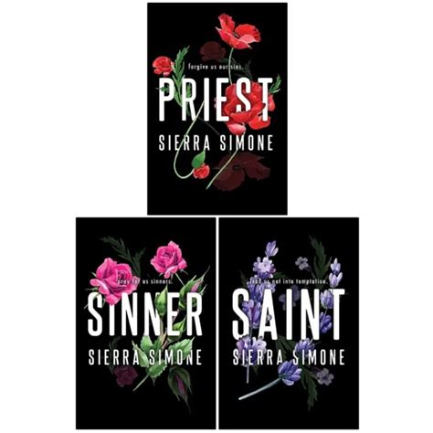 Sierra Simone Priest Trilogy Collection Books Set Priest Sinner Saint New Picclick