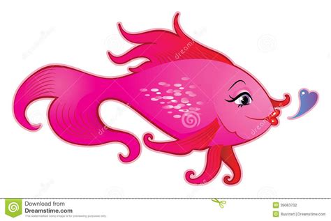 Female Fish Cartoon Stock Vector Image 39063702 Children