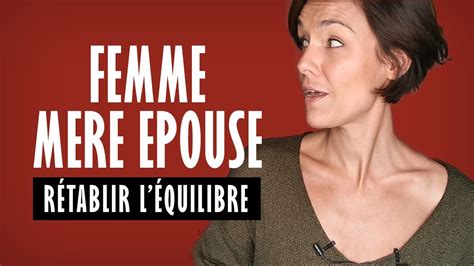 Femme M Re Pouse Le Choix Qui Restaure L Quilibre Youtube