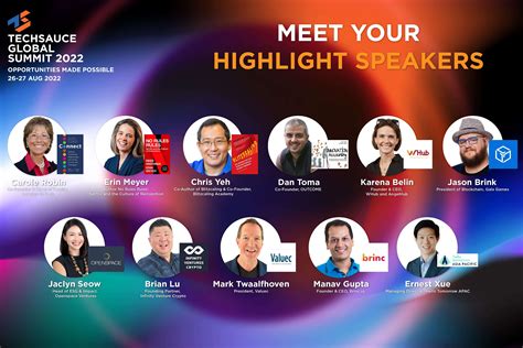พาส่อง Speakers ระดับโลกที่คุณจะได้พบในงาน Techsauce Global Summit 2022