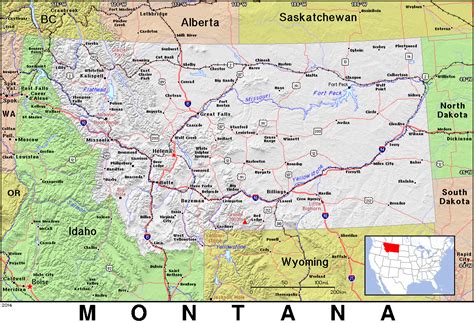 Montana Canada Border Map Black Sea Map