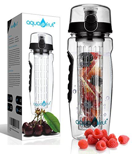 Aquafrut 32 Oz Fruit Infuser Water Bottle Multiple Colors Bpa Free