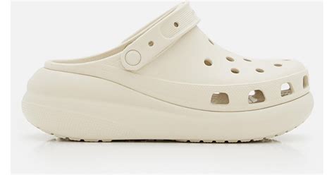 Crocs™ Classic Crush Clog In White Lyst