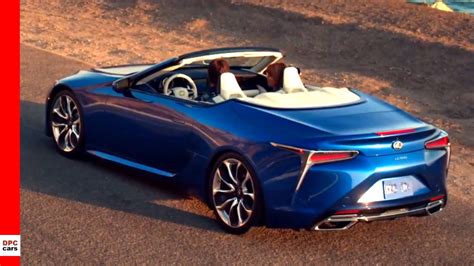 Lexus Lc 500 Convertible Blue Free Supercar Picture Hd