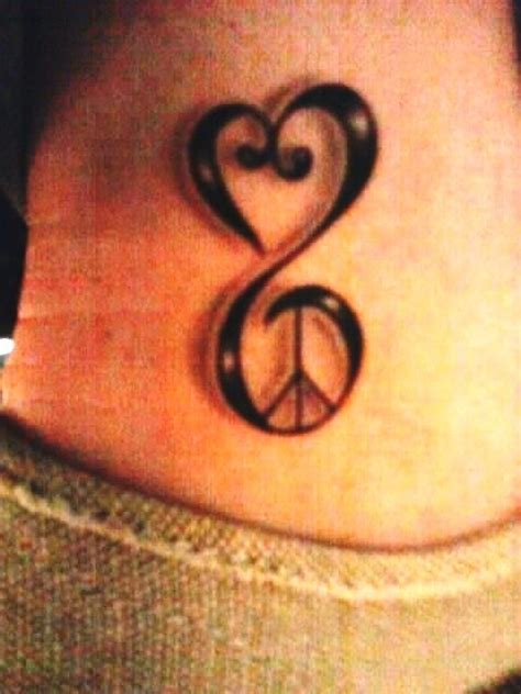 A peaceful & meaningful quote. Pin by Meghan Jackson on Cute stuff! | Peace sign tattoos ...
