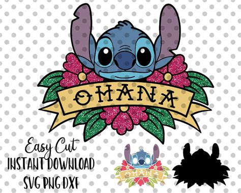 Ohana Stitch 2 Svg Diseño Lilo Y Punto Svg Imágenes Etsy