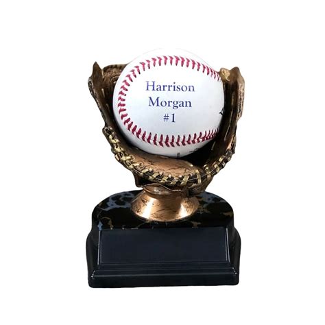 Baseball Glove Trophy Baseball Awards Medals And Trophies