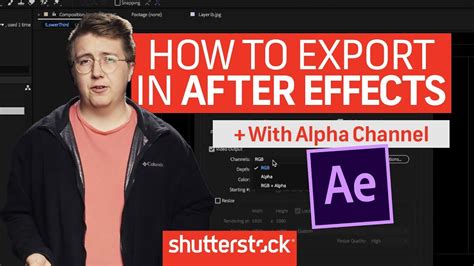 How to Export in After Effects | Motion Graphics Tutorials - YouTube